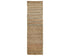 8 Feet Moroccan Brown Hand Woven Wool Runner Rug